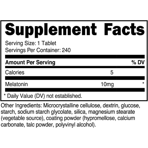 [뉴트리코스트] 멜라토닌 10mg 240정